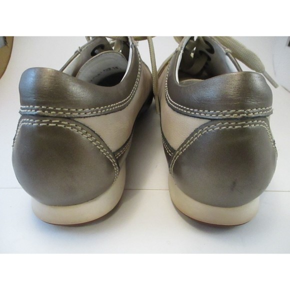 Mephisto Bretta Lace Up Sneakers Women's US Size 10 Cream Bronze Leather - Picture 9 of 16